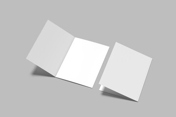 A5 Bifold Brochure Blank Mockup