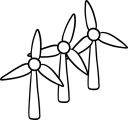 Wind Turbine Outline