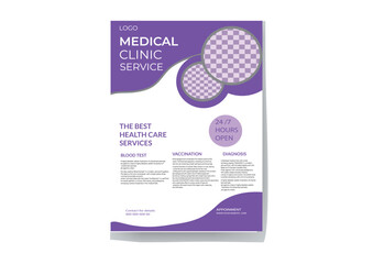 Flyer design Medical  Clinic services 
