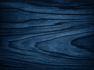Obraz premium Mystical Navy Wood Grain: A close-up view of navy wood grain reveals intricate patterns and textures. The image evokes a sense of timeless elegance, tactile surface and visual depth. 