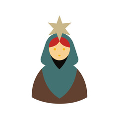 Las posadas vector art on white background