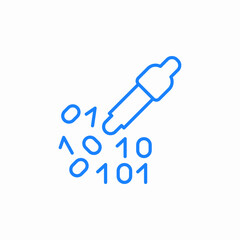 data extraction icon sign vector