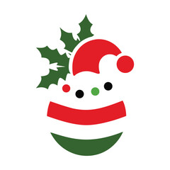 the holiday vector art on white background