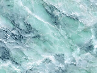 Fototapeta premium Oceanic Marble Texture: Evokes a sense of depth and fluidity, perfect for designs seeking elegance and sophistication, this image captivates with its detailed patterns and serene color palette.