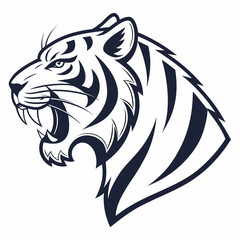 tiger head vector