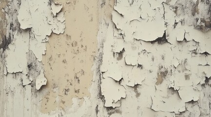 Obraz premium Peeling paint on a weathered surface