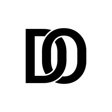 d and o logo icon vector design