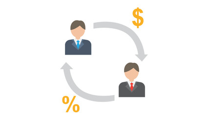 business man with a megaphone