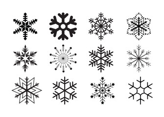 Schneeflockas vector, Schneeflockas clipart, Schneeflockas silhouette