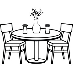 table and chairs