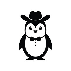 cute mascot character cartoon wearing a  hat with bow vector illustration.eps