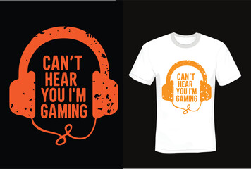 Print t-shirt ,gaming controller t shirt design