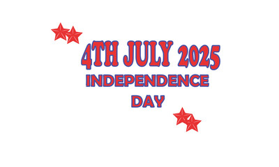 American Independence day banner 2025