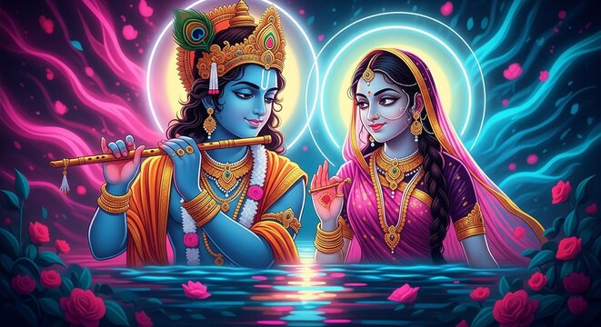 radha krishna wallpaper for laptop desktop hd 4k | radha krishna wallpaper horizontal 16:9 | radha krishna neon hd photo for pc | radha krishna god wallpaper 4k neon