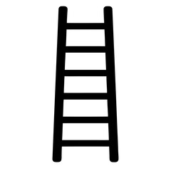 A minimalist illustration of a ladder symbolizing progress and achievement in business