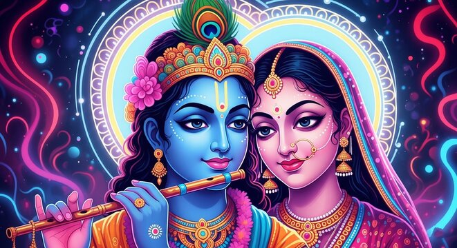radha krishna wallpaper for laptop desktop hd 4k | radha krishna wallpaper horizontal 16:9 | radha krishna neon hd photo for pc | radha krishna god wallpaper 4k neon