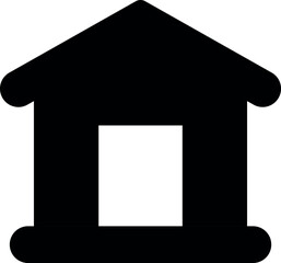 dog house icon vector illustration logo template for many purpose. Isolated on white background. Art & Illustration