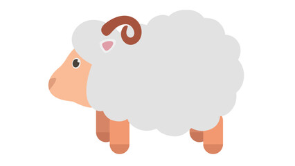 funny cartoon sheep