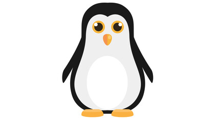 penguin on a white background