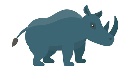 rhino vector illustration