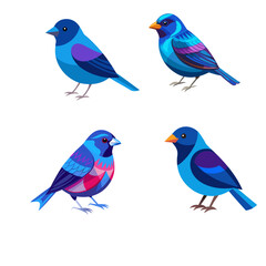 set of birds