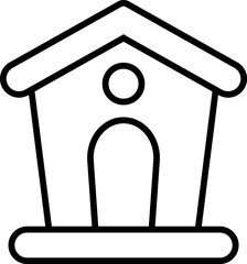 dog house icon vector illustration logo template for many purpose. Isolated on white background. Art & Illustration