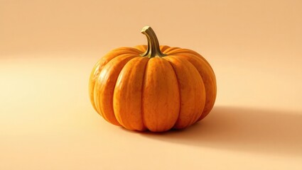 3D Style Autumn Pumpkin