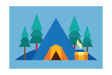Fototapeta premium christmas tree vector illustration