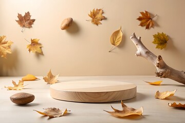 Circular Wood Stage Design Photo