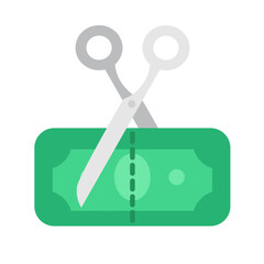 scissors icon vector