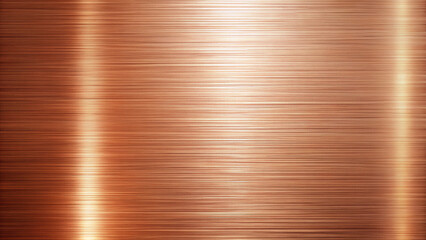 Rose Gold Metallic Surface with Horizontal Streaks and Subtle Reflection Elegant Luxury Texture Background