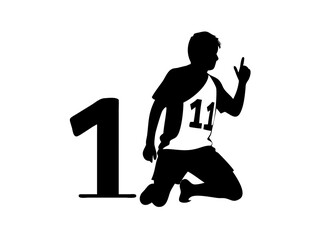 Vibrant Street Art Mural Of A Young Soccer Player