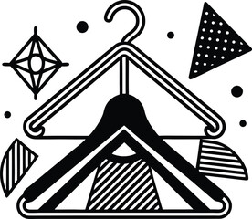 Vector illustration of a set of pyramid icons, signs, and symbols, featuring triangle designs and art for business or warning