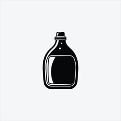 Dishwashing Liquid Vector Vector Art Silhouette Design