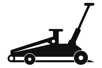 forklift truck isolated