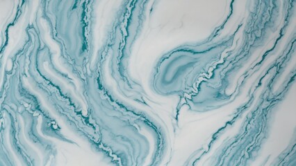 Fototapeta premium Blue marbled pattern with flowing natural lines