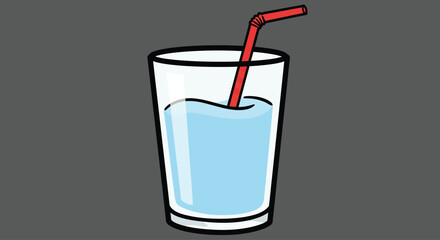 Three refreshing drinks in glasses with milk water and fresh juice