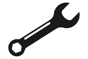 wrench isolated on white background