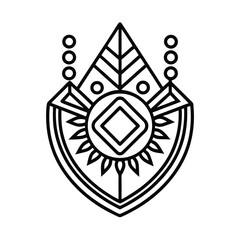 Boho Chic Pattern with Earthy Tones