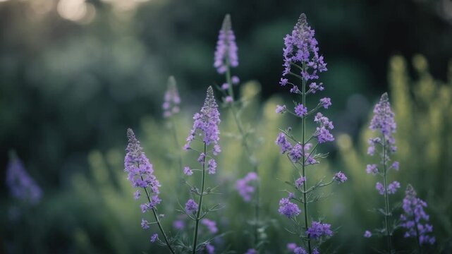 Patchouli with flowers