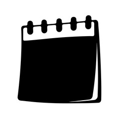 Simple hand drawn notebook sketch for planning purposes, a note to remember