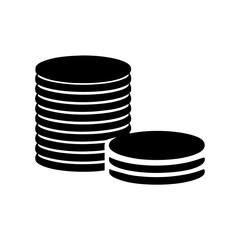 Stack of Money, Investment, Growth and Financial Accumulation in Graphic Style