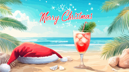 Summer Christmas Fun with Snail and Refreshment