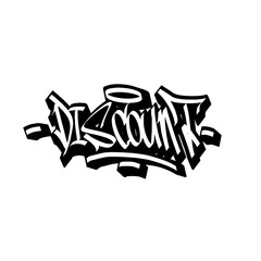 vector illustration of a graffiti