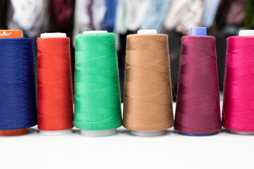 Discover vibrant spools of thread perfect for all your crafting and sewing projects