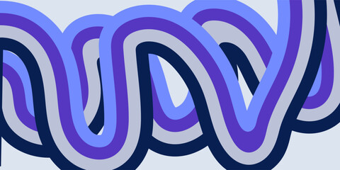 Abstract colorful 70s background vector. Vintage retro wallpaper with rainbow stripes and wavy lines. A 1970 color illustration suitable for posters, banners, decorative items and wall art.