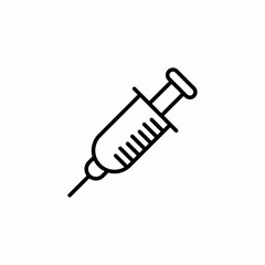 syringe injection icon sign vector