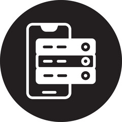 mobile glyph icon