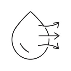 Air conditioner editable stroke outline icon