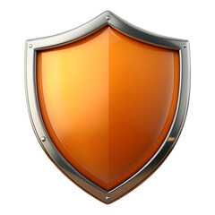 Orange Shield: Metal & Shiny